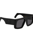 Etro Etroscreen 005/S 807IR Modern Classic Rectangle Black Frame - Dark Grey Lens Sunglasses