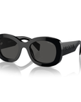 Prada SPR A13 s 1AB-5SO Black Frame Dark Grey Lens Sunglasses