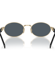 Prada SPR65Z s ZVN-09T Pale Gold and Black Sunglasses