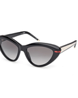 Christian Louboutin Kate LB0009 01B Shiny Black Sunglasses