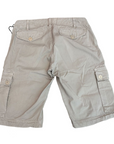 Lamborghini Mens "Washed Cargo Shorts" Sand