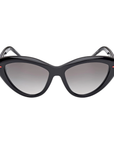 Christian Louboutin Kate LB0009 01B Shiny Black Sunglasses