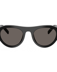 Prada SPR B15S 16K-731 Black Frame Dark Grey Lens Sungalasses