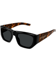 Saint Laurent SL 740 004 Havana Square Sunglasses