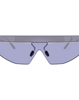 Prada - Tampo Line SPR B55 1BC-70P Silver Purple Sunglasses