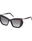 Christian Louboutin - LB0011 01B Black Silver Sunglasses