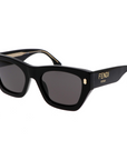 Fendi - FE40100l Black Encircled Sunglasses