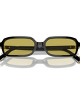 Miu Miu - SMU 11Z 16K07 Olive Green Black Rectangular Sunglasses