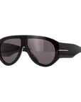 Tom Ford Bronson TF1044 ECO Smoke Black Aviator Sunglasses