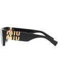 Miu Miu - SMU 09W 1AB-5S0 D.Gray Black Biker Sunglasses