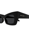 Saint Laurent - SL 702 001 Black Grey Cat Eye Sunglasses