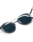 Etnia O. Barcelona - KPCAF0080 Limited Edition White Blue Sunglasses