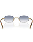 Miu Miu - SMU A54 ZVN80 Pink Pale Gold Oval Sunglasses