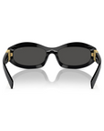 Miu Miu - SMU 14Z 16K-08Z Grey Black Oval Sunglasses