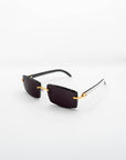 Cartier Sunglasses "C Allongé de Cartier" Black D. Cut Lenses