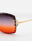 Cartier Sunglasses "C De Cartier" Gradient Red Lenses