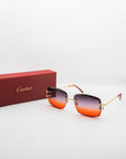 Cartier Sunglasses "C De Cartier" Gradient Red Lenses