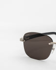 Cartier Sunglasses "C Allongé Diamond De Cartier" Smoked Lenses