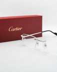 Cartier Sunglasses "C De Cartier" Clear Lenses