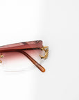 Cartier Sunglasses "C Jeweled Cartier" Rose Lenses