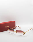Cartier Sunglasses "C Jeweled Cartier" Rose Lenses
