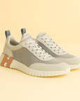 Hermès Bouncing Sneaker Technical Mesh Suede Gris Tempérance