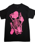Kaws Skeleton New Fiction Black Pink