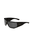 Saint Laurent SL 806 001 Black Grey Rectangular Mask Sunglasses