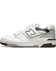 New Balance 550 White Natural Indigo Burgundy