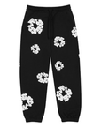 Denim Tears Cotton Wreath Sweatpants Black/White