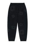 Denim Tears Cotton Wreath Sweatpants Black Mono