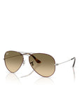Ray-Ban - RB3025 9270/0A Aviator Large Metal Brown Havana Sunglasses