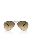 Ray-Ban - RB3025 9270/0A Aviator Large Metal Brown Havana Sunglasses