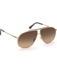 Tom Ford Riley FT 825 28F Sunglasses