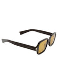 Saint Laurent SL720 001 Brown Rectangle Sunglasses