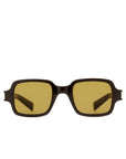 Saint Laurent SL720 001 Brown Rectangle Sunglasses