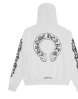 Chrome Hearts White Horseshoe Hoodie