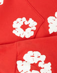 Denim Tears Cotton Wreath Hoodie Red