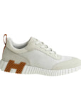 Hermès Bouncing Sneaker White Mesh Blanc Brown