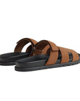 Hermès Chypre Sandal Brun Fume Suede