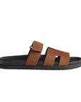 Hermès Chypre Sandal Brun Fume Suede