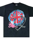 Travis Scott Cactus Jack O2 Live Union Jack T-Shirt Black