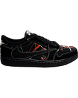 Customized by Artlanta Air Jordan 1 Retro Low OG SP Travis Scott Black Phantom Size 41