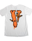 Juice World X VLone Butterfly Print T-Shirt White