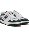 New Balance 550 White Dark Green