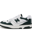 New Balance 550 White Dark Green