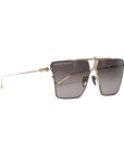 CHROME HEARTS Nipply E64MBK/GP Sunglasses - Gold Plated Shiny Silver