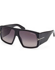Tom Ford Raven TF 1036 ECO 01B Sunglasses- Grey Smoke Gradient
