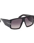 Tom Ford Raven TF 1036 ECO 01B Sunglasses- Grey Smoke Gradient