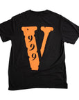 Vlone x Juice Wrld 999 Juice World Merch Collab Tee - BLACK